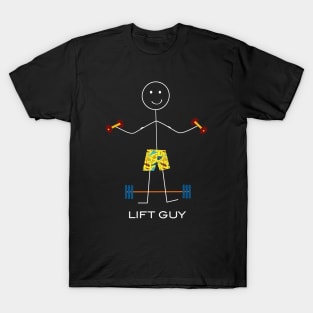 Funny Mens Weightlifting design T-Shirt